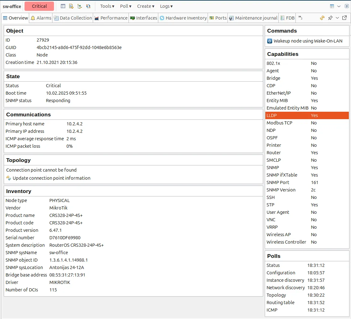 NetXMS object overview