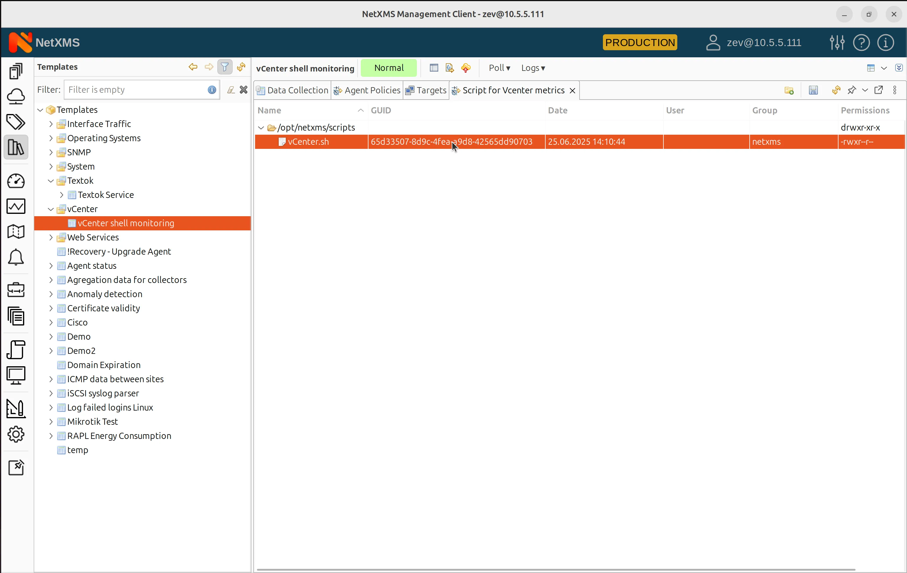 File delivery policy in NetXMS