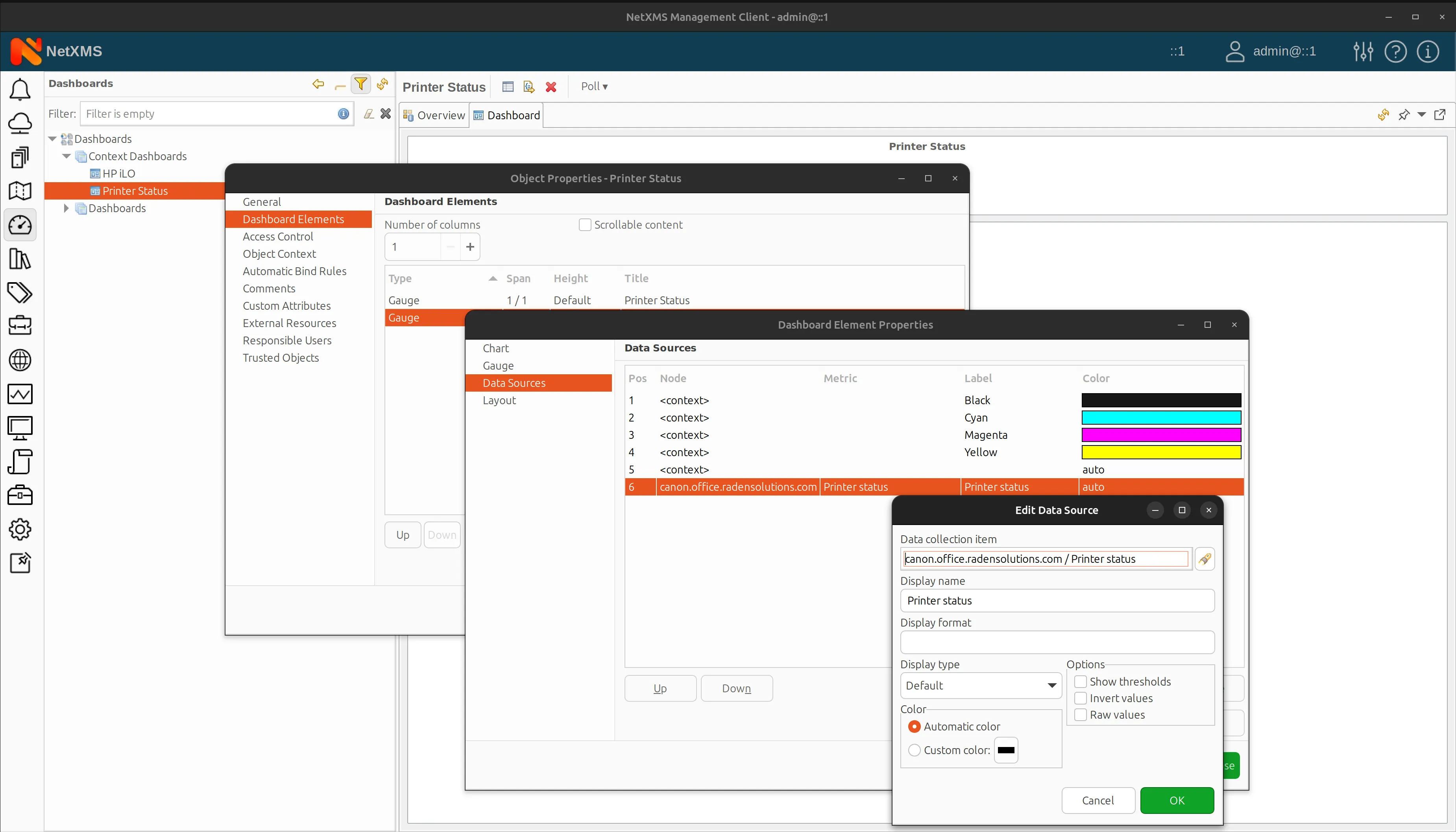 Non template data source usage